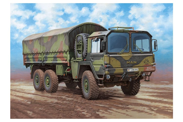 1:35 Revell 03291 MAN 7ton Milgl 6x6 Truck - Rev03291 3 - REV03291