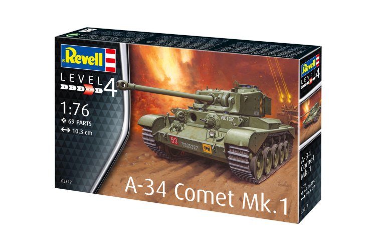 1:76 Revell 03317 A-34 Comet Mk.1 Tank - Rev03317 2 - REV03317