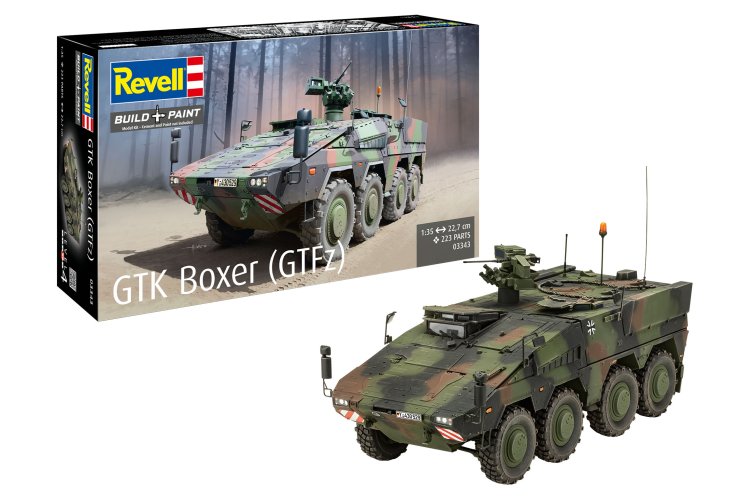 1:35 Revell 03343 GTK Boxer GTFz - Armoured Transport Vehicle - Rev03343 1 1 - REV03343
