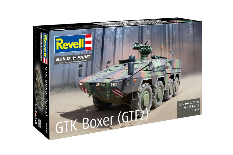 1:35 Revell 03343 GTK Boxer GTFz - Armoured Transport Vehicle - Rev03343 11 - REV03343