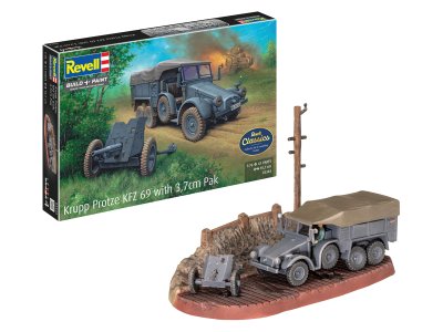 1:76 Revell 03344 Krupp Protze KFZ 69 with 3,7cm Pak - Rev03344 1i - REV03344
