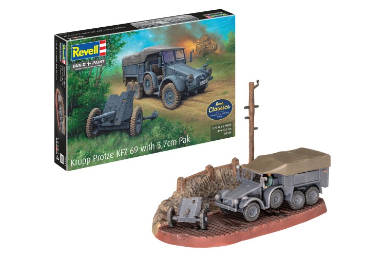 1:76 Revell 03344 Krupp Protze KFZ 69 with 3,7cm Pak - Rev03344 1i - REV03344