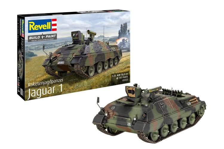 1:35 Revell 03353 Raketenjagdpanzer Jaguar 1 - Rev03353 1x - REV03353