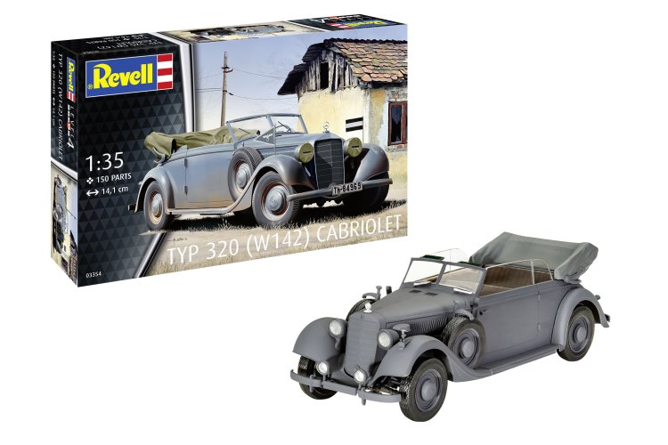1:35 Revell 03354 Mercedes-Benz Typ 320 W142 Cabriolet - Car - Rev03354 1 - REV03354