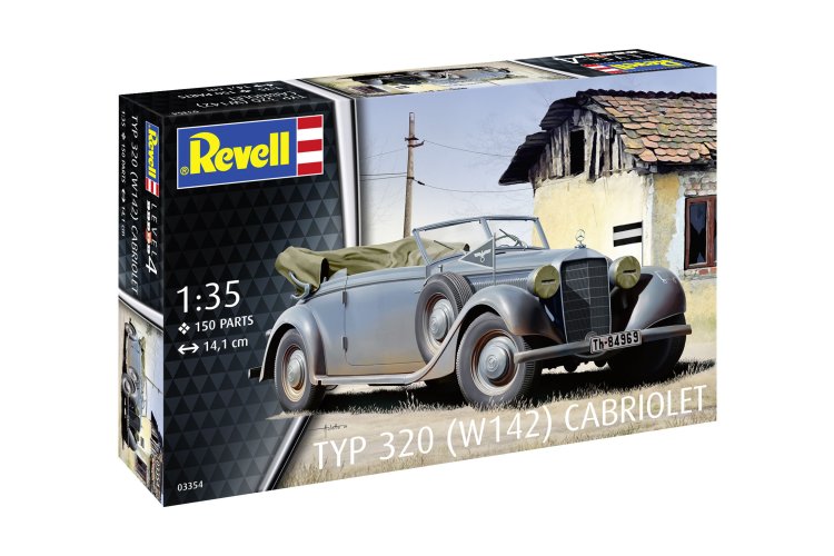 1:35 Revell 03354 Mercedes-Benz Typ 320 W142 Cabriolet - Car - Rev03354 11 - REV03354