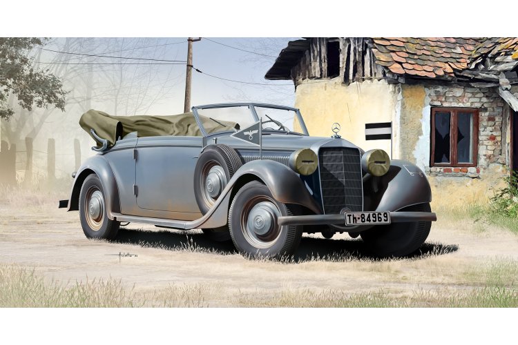 1:35 Revell 03354 Mercedes-Benz Typ 320 W142 Cabriolet - Car - Rev03354 8 - REV03354