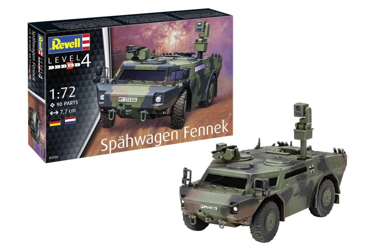1:72 Revell 03356 Reconnaissance Vehicle Fennek - Rev03356 1 - REV03356