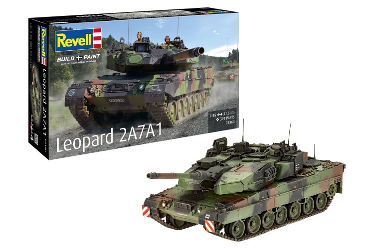 1:35 Revell 03360 Leopard 2 A7A1 - Duitse Moderne Gevechtstank - Rev03360 1 - REV03360