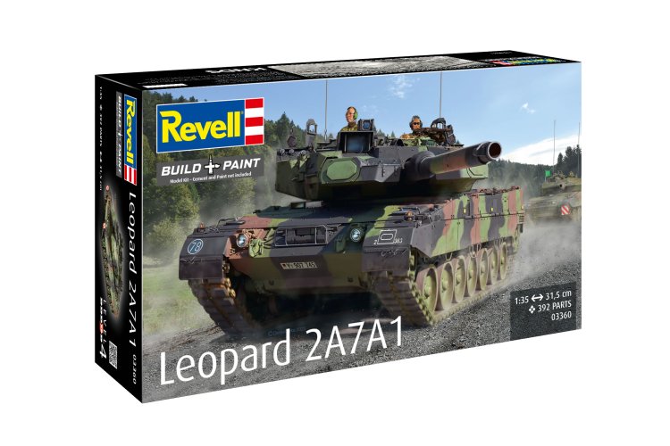 1:35 Revell 03360 Leopard 2A7A1 - Duitse Moderne Gevechtstank - Rev03360 11 - REV03360