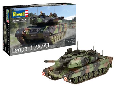 1:35 Revell 03360 Leopard 2A7A1 &ndash; German Modern Battle Tank - Rev03360 1x - REV03360