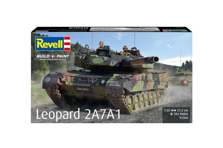 1:35 Revell 03360 Leopard 2 A7A1 - Duitse Moderne Gevechtstank - Rev03360 9 - REV03360