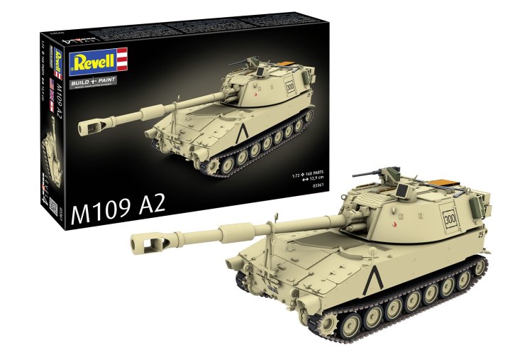 1:72 Revell 03361 M109 A2 - Zelfrijdende Houwitser - Militair Voertuig - Rev03361 1 - REV03361