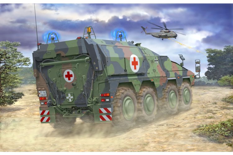 1:72 Revell 03362 GTK Boxer sgSanKfz - Militair Medisch Transportvoertuig Ambulance - Rev03362 5 - REV03362