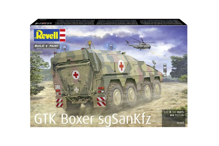 1:72 Revell 03362 GTK Boxer sgSanKfz - Militair Medisch Transportvoertuig Ambulance - Rev03362 6 - REV03362