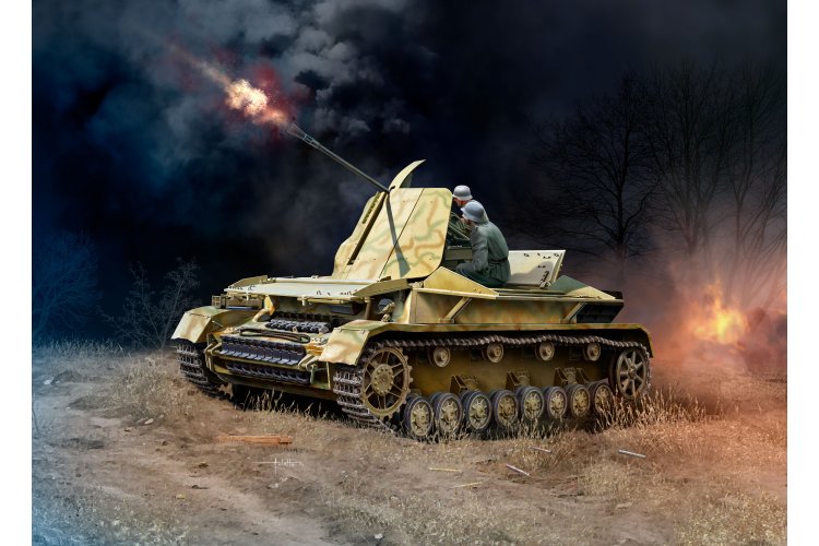 1:72 Revell 03363 German Flakpanzer IV M&ouml;belwagen 3.7 cm Flak 43 WWII - Tank - Rev03363 6 - REV03363