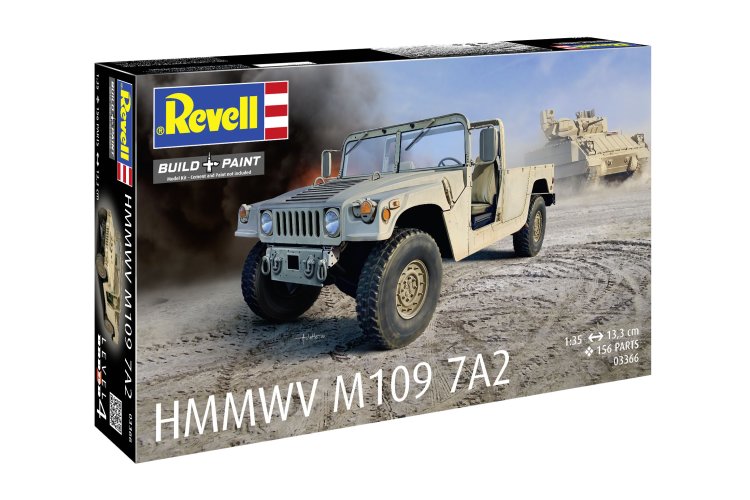 1:35 Revell 03366 Humvee M1097A2 - Pantserwagen - Militair Voertuig - Rev03366 10 - REV03366