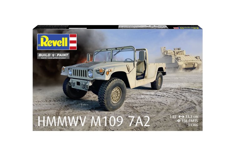1:35 Revell 03366 Humvee M1097A2 - Pantserwagen - Militair Voertuig - Rev03366 11 - REV03366