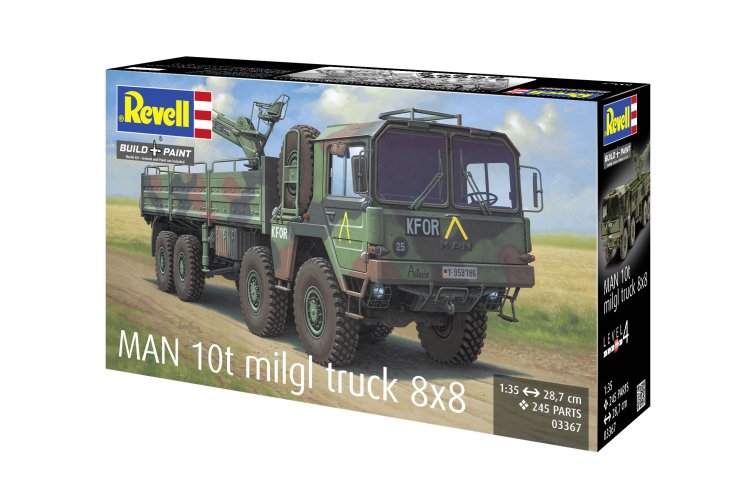 1:35 Revell 03367 MAN Kat1 10t Milgl 8x8 Truck - Duits Militair Terreinvoertuig - Rev03367 11 - REV03367