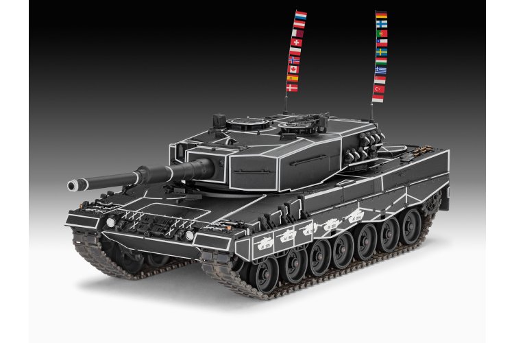 1:35 Revell 03368 Leopard 2A4 &ndash; 40th Anniversary &ndash; Special Decoration &ndash; German Tank - Rev03368 8a - REV03368