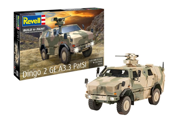 1:35 Revell 03370 Dingo 2 GE A3.3 PatSi - Duits Gepantserd Patrouillevoertuig - Rev03370 1 - REV03370