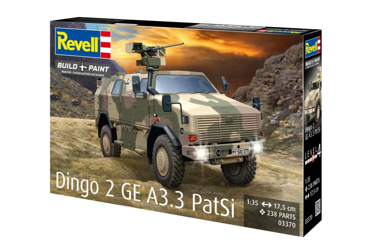 1:35 Revell 03370 Dingo 2 GE A3.3 PatSi - Duits Gepantserd Patrouillevoertuig - Rev03370 12 - REV03370