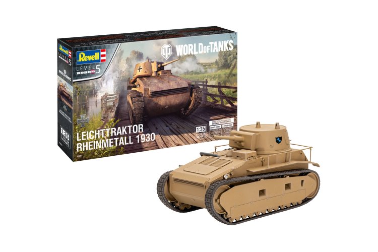 1:35 Revell 03506 Leichttraktor Rheinmetall 1930 - World of Tanks - Rev03506 1x - REV03506