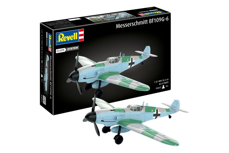 1:32 Revell 03653 Messerschmitt Bf109G-6 - Easy click system - Rev03653 1x - REV03653