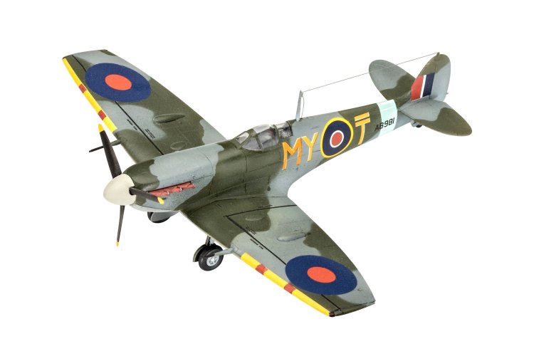 1:72 Revell 03710 Messerschmitt Bf 109G-10 & Supermarine Spitfire Mk.V WWII - 2 Fighter Aircraft - Combat Set - Rev03710 3 - REV03710