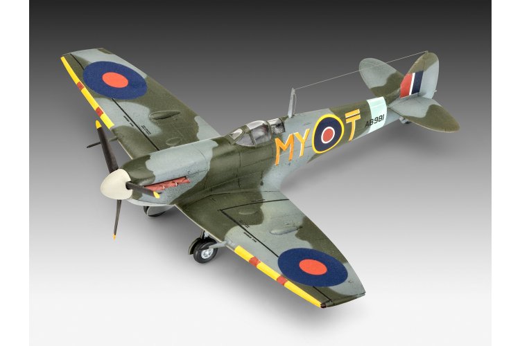 1:72 Revell 03710 Messerschmitt Bf 109G-10 & Supermarine Spitfire Mk.V WWII - 2 Fighter Aircraft - Combat Set - Rev03710 5 - REV03710