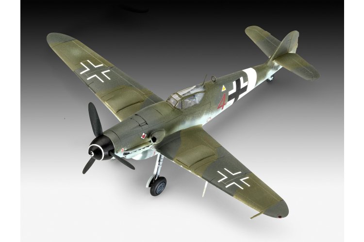 1:72 Revell 03710 Messerschmitt Bf 109G-10 & Supermarine Spitfire Mk.V WWII - 2 Fighter Aircraft - Combat Set - Rev03710 6 - REV03710