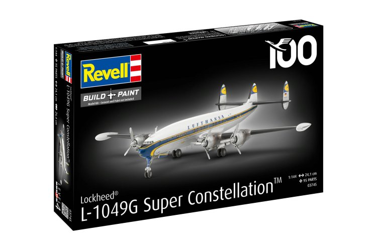 1:144 Revell 03745 Lockheed L.1049G Super Constellation - Lufthansa 100 - Duits Passagiersvliegtuig - Rev03745 8 - REV03745