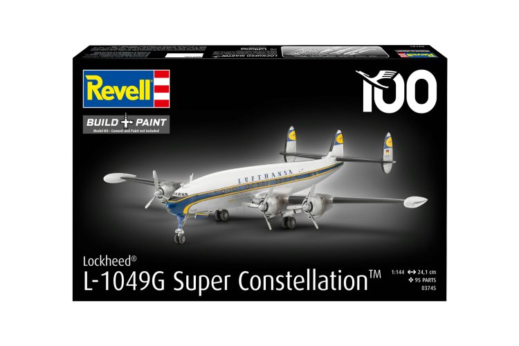 1:144 Revell 03745 Lockheed L.1049G Super Constellation - Lufthansa 100 - Duits Passagiersvliegtuig - Rev03745 9 - REV03745