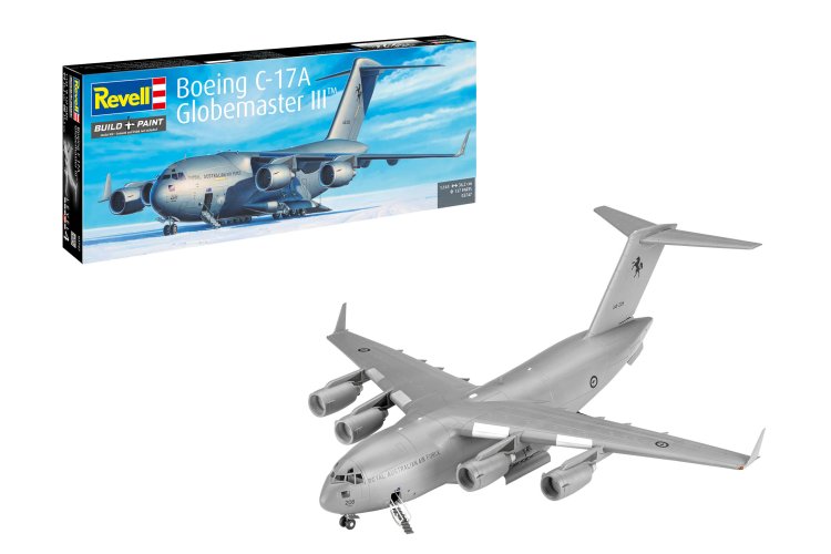 1:144 Revell 03747 Boeing C-17A Globemaster III - Amerikaans Transportvliegtuig - Rev03747 1 - REV03747