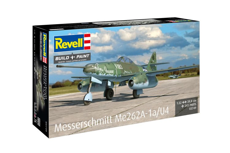 1:32 Revell 03749 Messerschmitt Me 262A-1a/U4 WWII - Duitse Straaljager - Rev03749 12 - REV03749