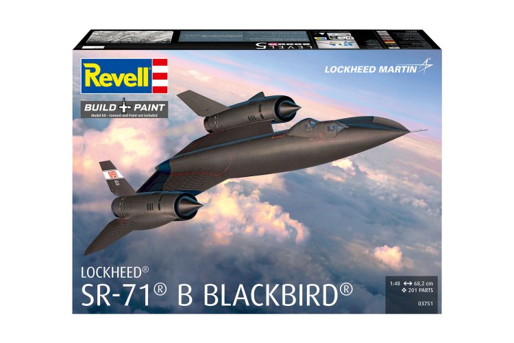 1:48 Revell 03751 Lockheed SR-71B Blackbird - Amerikaans Straalvliegtuig - Rev03751 11 - REV03751