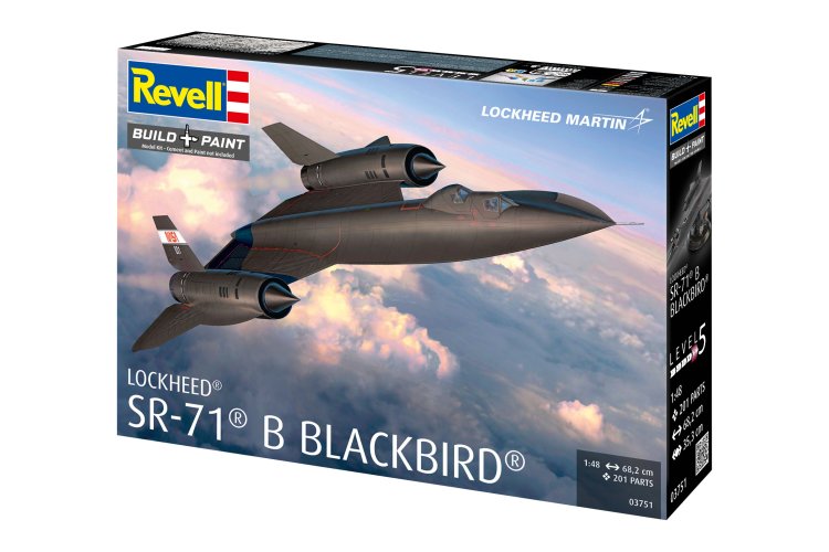 1:48 Revell 03751 Lockheed SR-71B Blackbird - Amerikaans Straalvliegtuig - Rev03751 12 - REV03751
