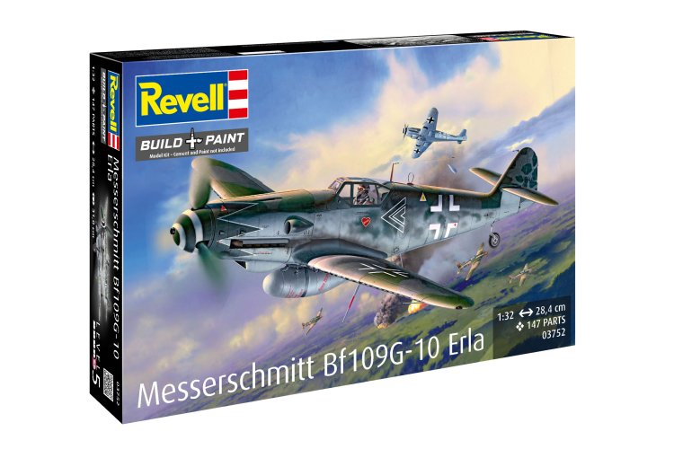 1:32 Revell 03752 Messerschmitt Bf 109G-10 Erla WWII &ndash; German Propeller Aircraft - Rev03752 10 - REV03752