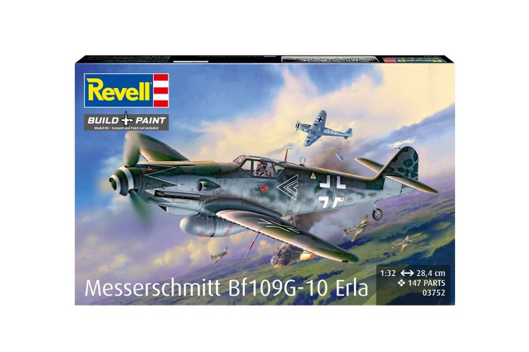 1:32 Revell 03752 Messerschmitt Bf 109G-10 Erla WWII &ndash; German Propeller Aircraft - Rev03752 11 - REV03752