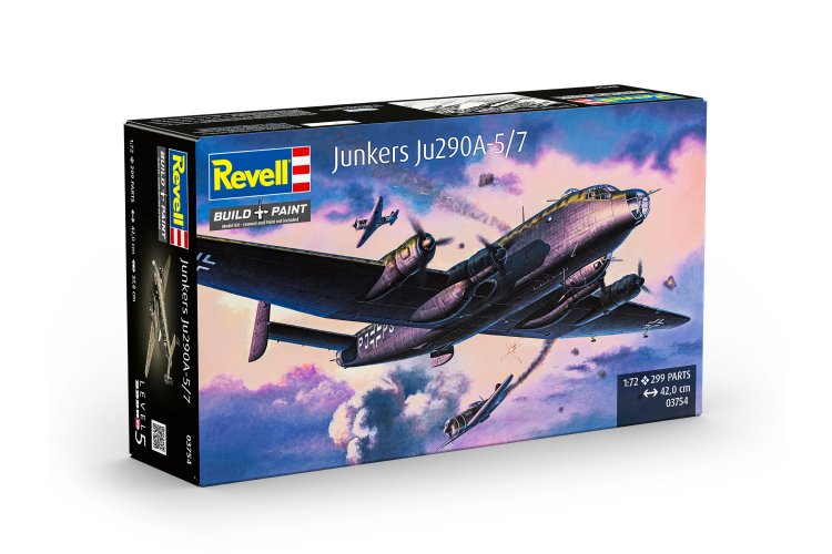 1:72 Revell 03754 Junkers Ju 290A-5/7 Seeadler WWII - Duits Maritiem Verkenningsvliegtuig - Rev03754 10 - REV03754