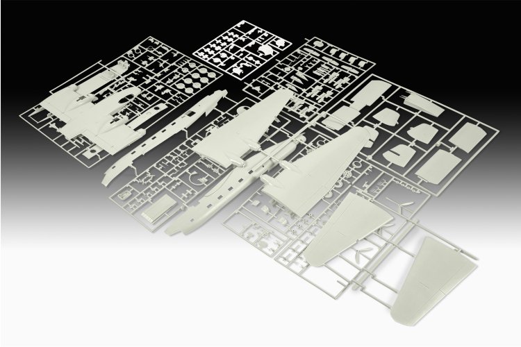 1:72 Revell 03754 Junkers Ju 290A-5/7 Seeadler WWII - Duits Maritiem Verkenningsvliegtuig - Rev03754 7 - REV03754