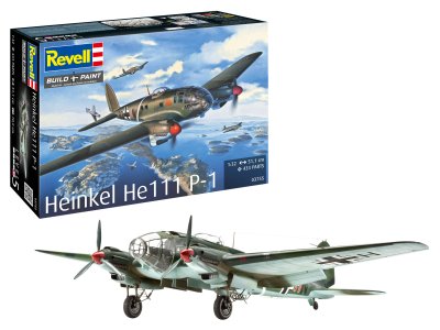 1:32 Revell 03755 Heinkel He 111 P-1 - German Medium Bomber - Rev03755 1 - REV03755
