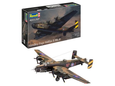 1:72 Revell 03756 Handley Page Halifax B Mk.III WWII - Britse Zware Bommenwerper - Rev03756 1 - REV03756