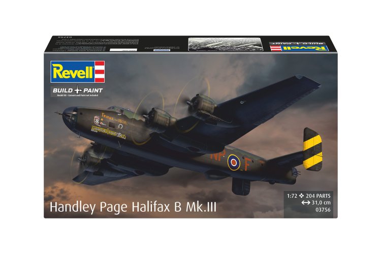 1:72 Revell 03756 Handley Page Halifax B Mk.III WWII - Britse Zware Bommenwerper - Rev03756 13 - REV03756