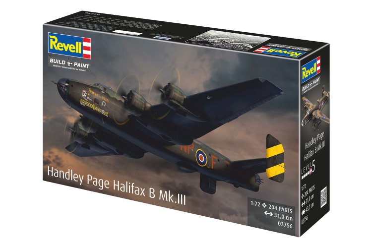 1:72 Revell 03756 Handley Page Halifax B Mk.III WWII - Britse Zware Bommenwerper - Rev03756 14 - REV03756