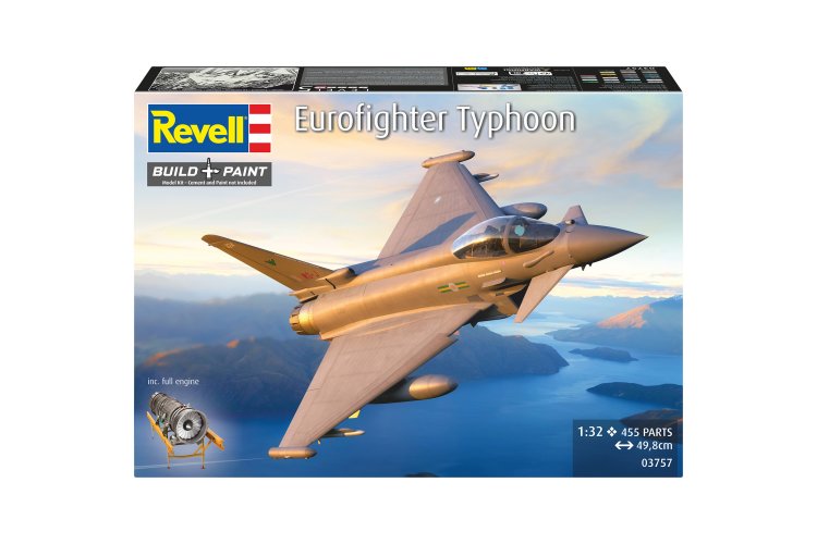 1:32 Revell 03757 Eurofighter Typhoon met Uitgebreide Bewapening - Europees Jacht- en Aanvalsvliegtuig - Rev03757 6 - REV03757