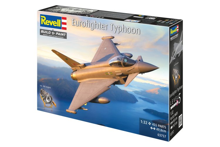 1:32 Revell 03757 Eurofighter Typhoon met Uitgebreide Bewapening - Europees Jacht- en Aanvalsvliegtuig - Rev03757 7 - REV03757