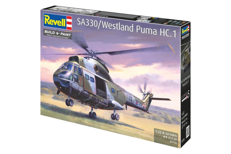 1:32 Revell 03758 SA 330/Westland Puma HC.1 - British Transport Helicopter - Rev03758 10 - REV03758