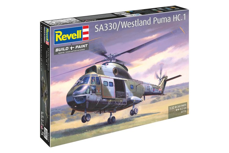 1:32 Revell 03758 SA 330/Westland Puma HC.1 - British Transport Helicopter - Rev03758 8 - REV03758