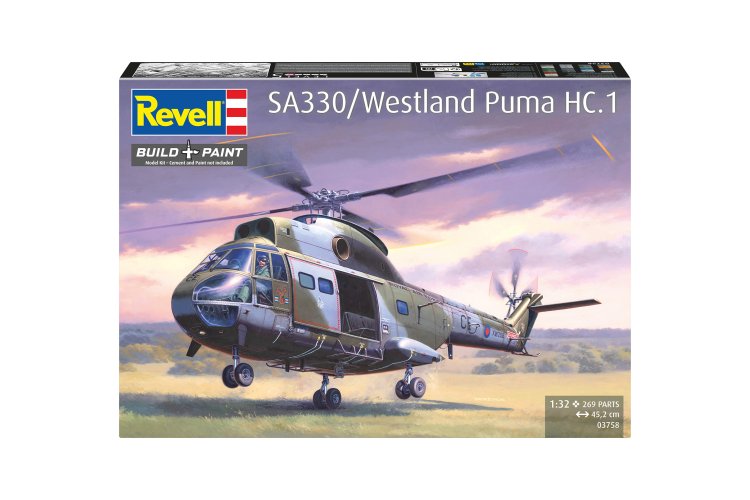 1:32 Revell 03758 SA 330/Westland Puma HC.1 - British Transport Helicopter - Rev03758 9 - REV03758