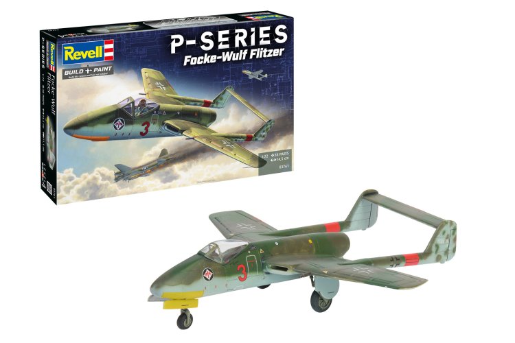 1:72 Revell 03761 Focke-Wulf TL J&auml;ger Flitzer WWII - P-series - Duits Straaljager - Rev03761 1 - REV03761